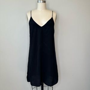 Wilfred Free V-Neck Black Short Dress